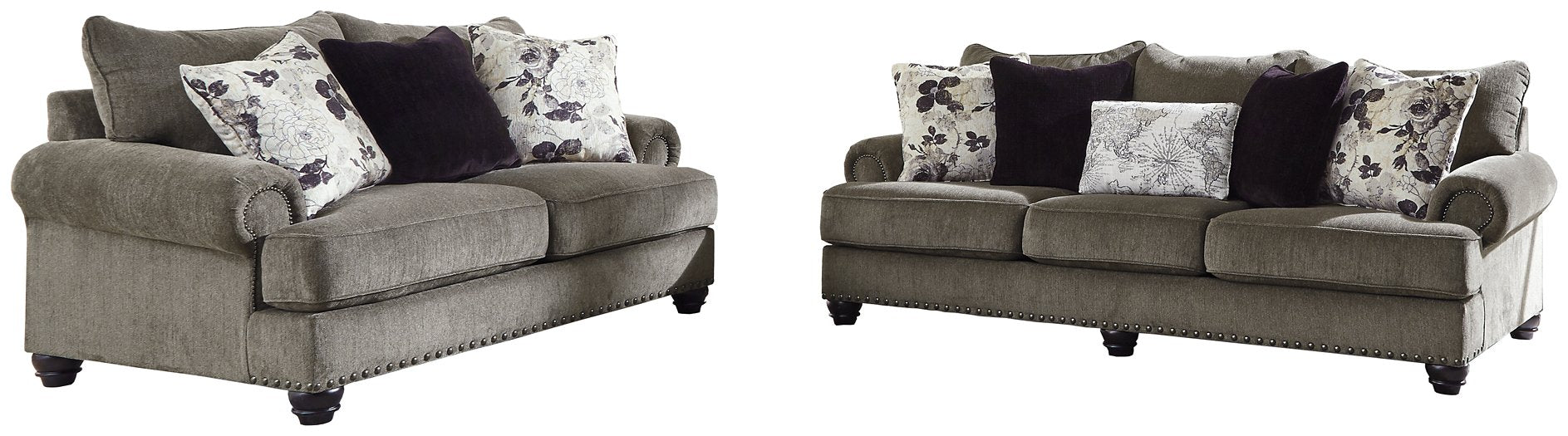 Sembler cobblestone sofa clearance and loveseat