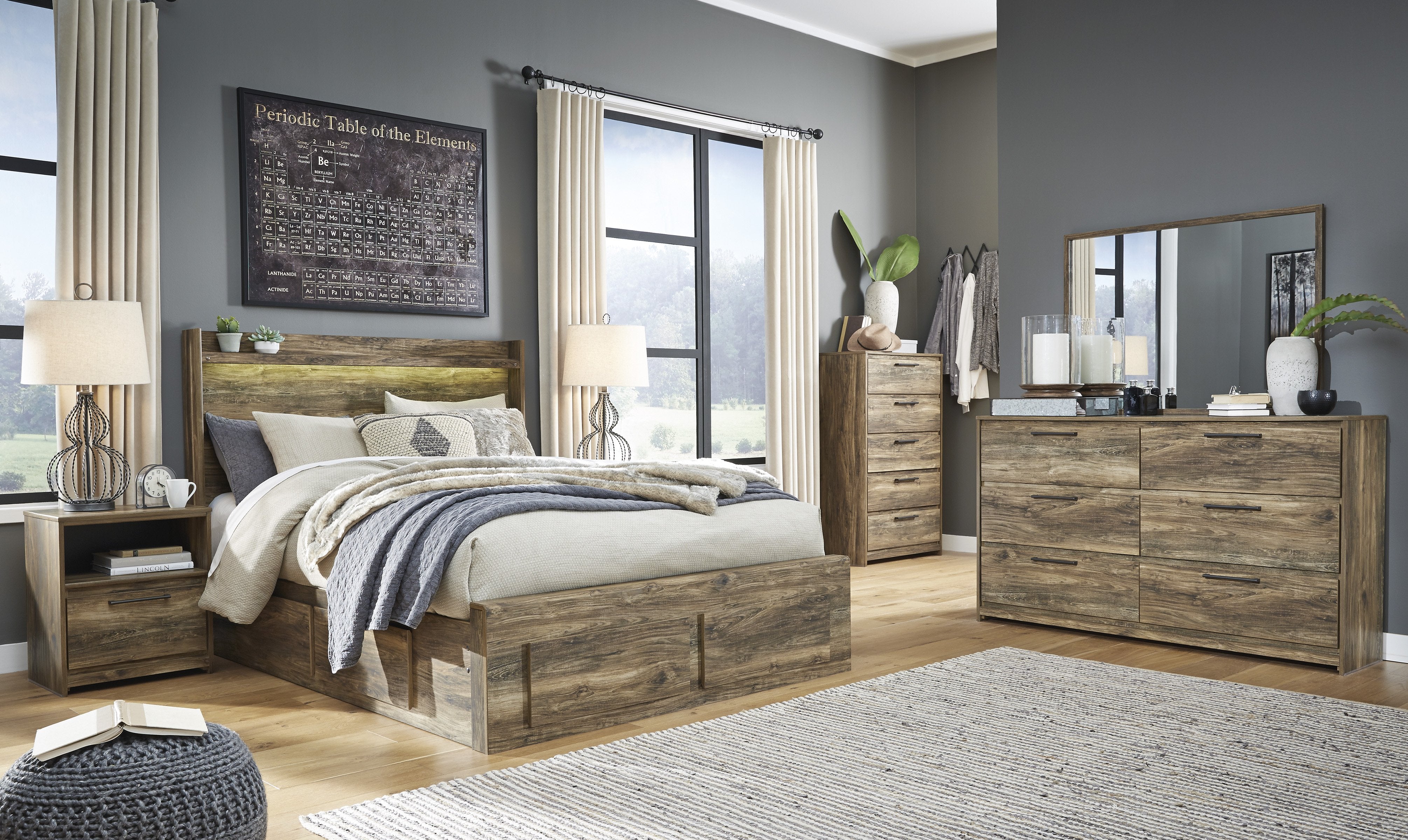 Rusthaven deals bedroom set