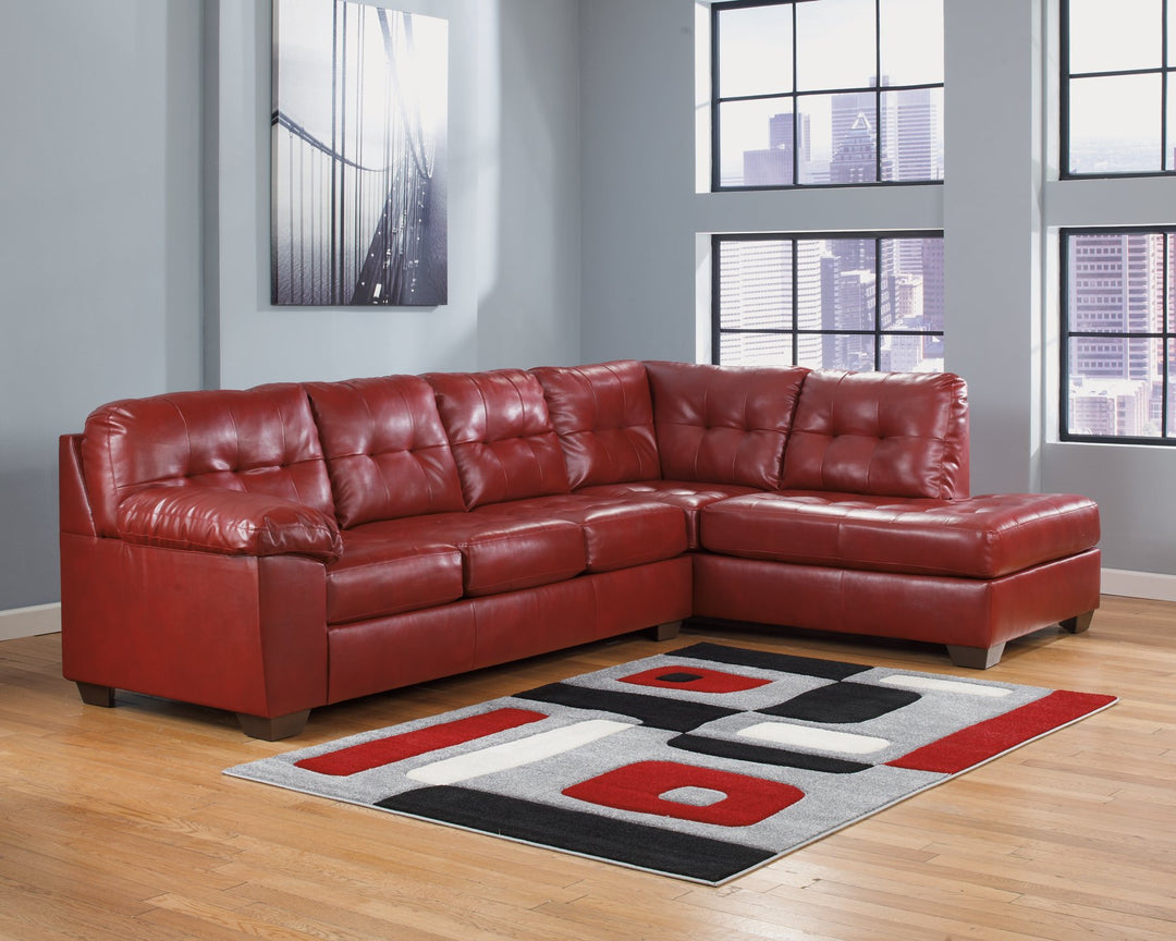 Alliston chocolate sectional discount