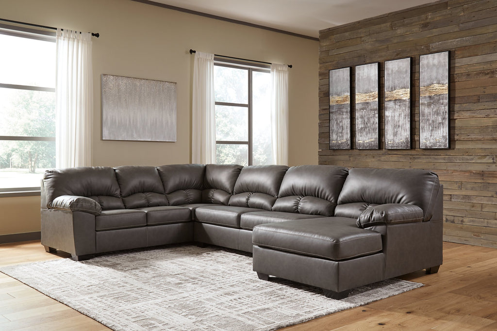 BenchCraft Aberton Sectional with Chaise