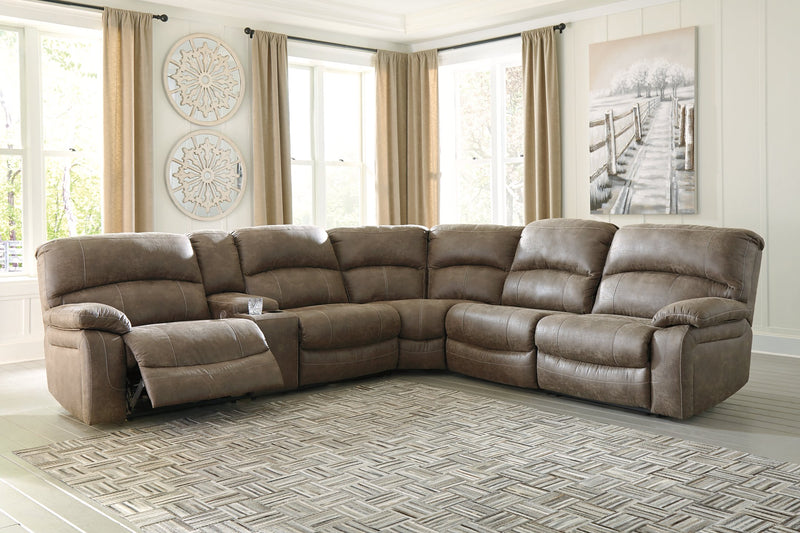 Segburg Benchcraft 4-Piece Power Reclining Sectional image