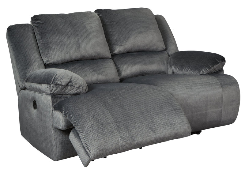 Clonmel Signature Design by Ashley Power Reclining Loveseat image