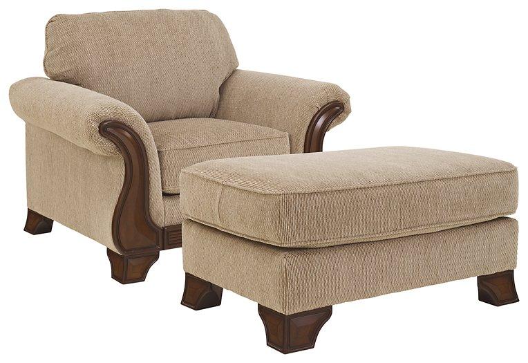 Lanett Signature Design 2-Piece Chair & Ottoman Set image