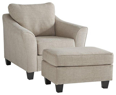 Abney Benchcraft 2-Piece Chair & Ottoman Set image