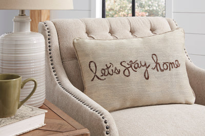 Lets Stay Home Pillow (Set of 4) - Dream Furniture Outlet