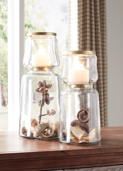 Artemis Candle Holder (Set of 2) - Dream Furniture Outlet