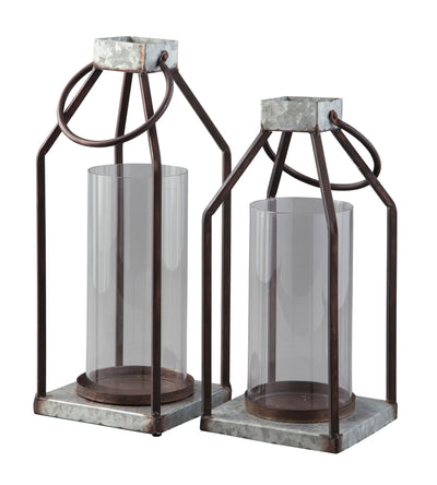 Diedrick Lantern (Set of 2) - Dream Furniture Outlet