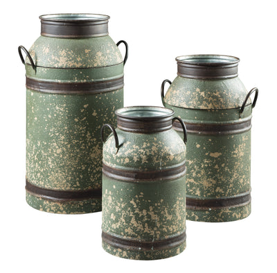 Elke Milk Can (Set of 3) - Dream Furniture Outlet