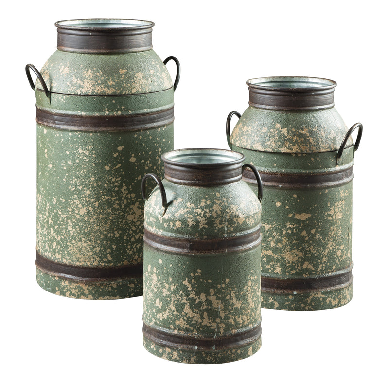 Elke Milk Can (Set of 3) - Dream Furniture Outlet