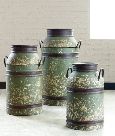 Elke Milk Can (Set of 3) - Dream Furniture Outlet
