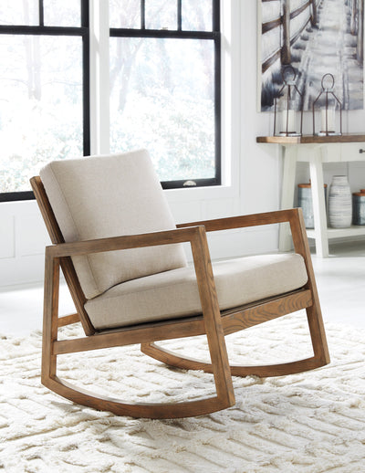 Novelda Rocker Accent Chair - Dream Furniture Outlet