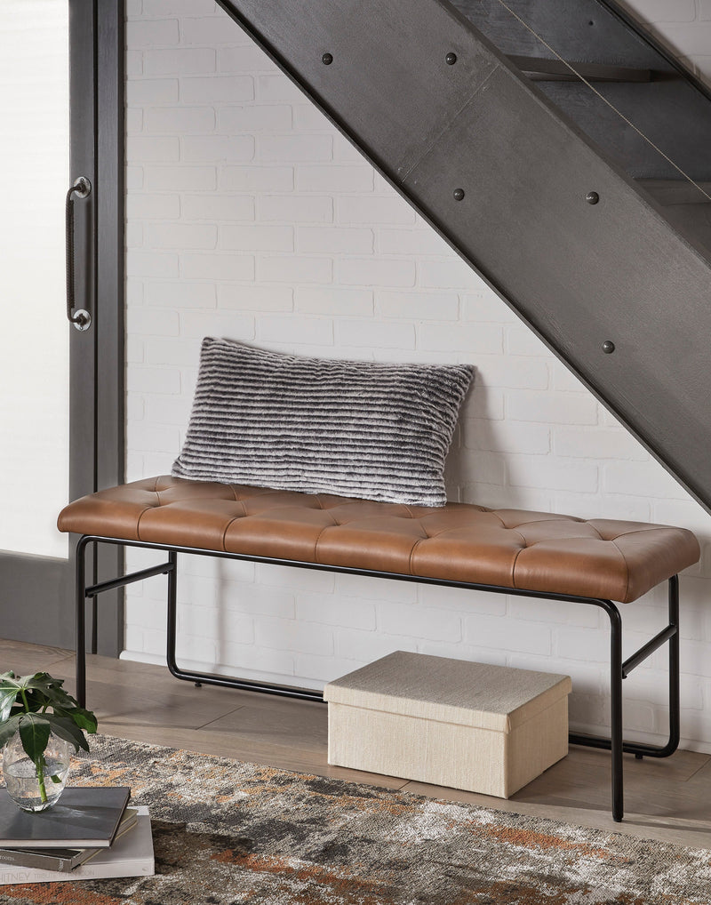 Donford Upholstered Accent Bench - Dream Furniture Outlet