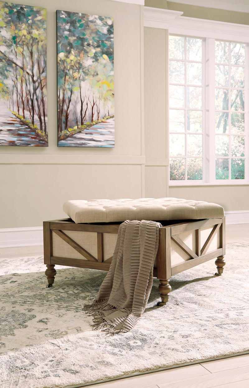 Kyleman Storage Ottoman - Dream Furniture Outlet