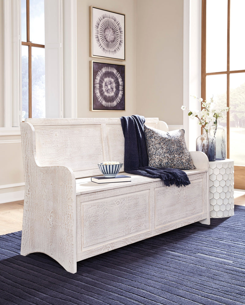 Dannerville Storage Bench - Dream Furniture Outlet