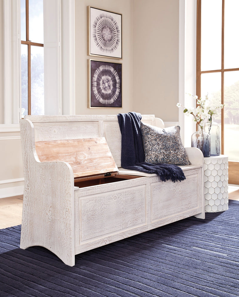 Dannerville Storage Bench - Dream Furniture Outlet