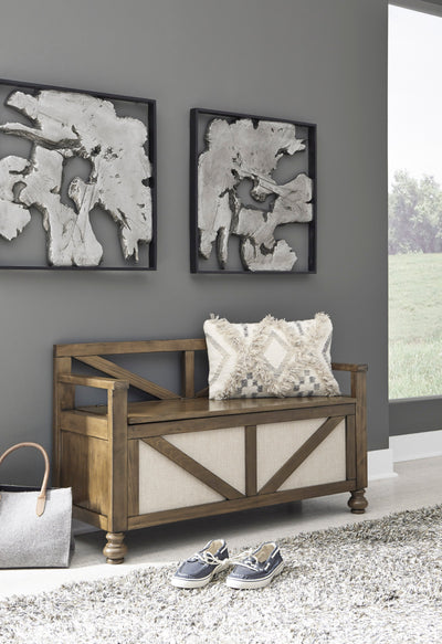 Brickwell Storage Bench - Dream Furniture Outlet