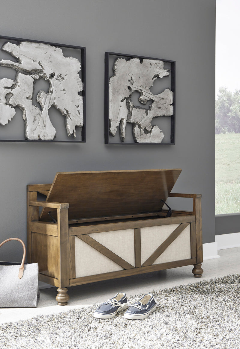 Brickwell Storage Bench - Dream Furniture Outlet