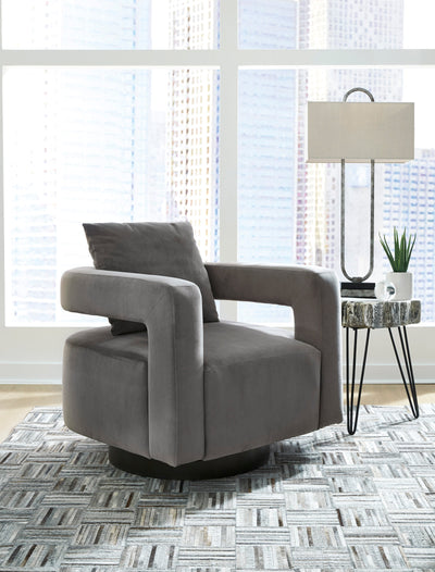 Alcoma Swivel Accent Chair - Dream Furniture Outlet