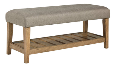 Cabellero Upholstered Accent Bench - Dream Furniture Outlet
