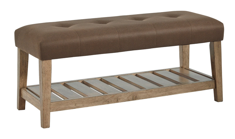 Cabellero Upholstered Accent Bench - Dream Furniture Outlet