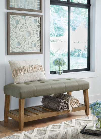 Cabellero Upholstered Accent Bench - Dream Furniture Outlet