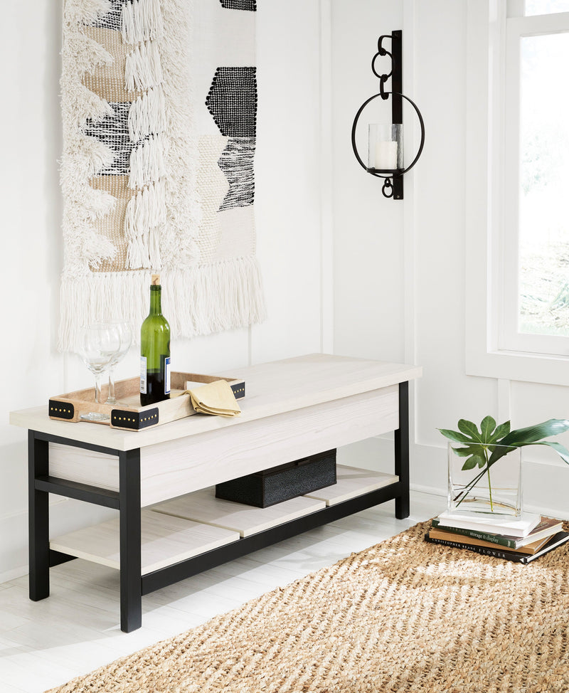 Rhyson Storage Bench - Dream Furniture Outlet