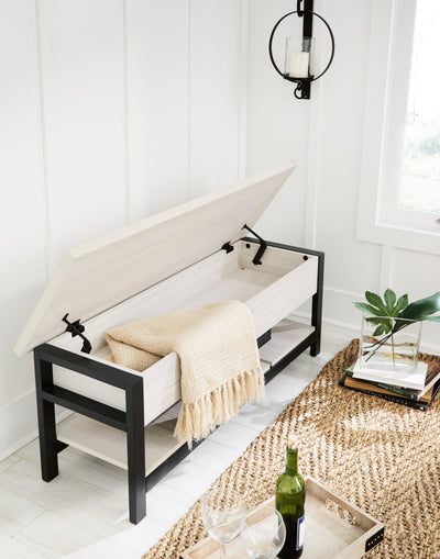 Rhyson Storage Bench - Dream Furniture Outlet