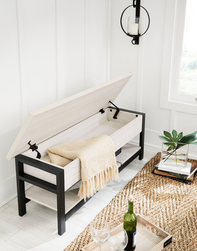 Rhyson Storage Bench - Dream Furniture Outlet