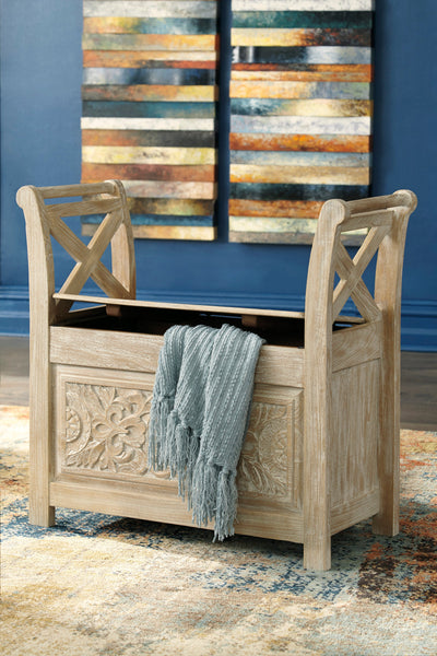 Fossil Ridge Accent Bench - Dream Furniture Outlet