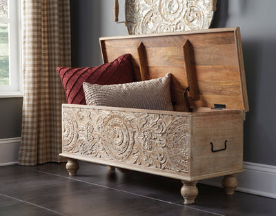Fossil Ridge Storage Bench - Dream Furniture Outlet