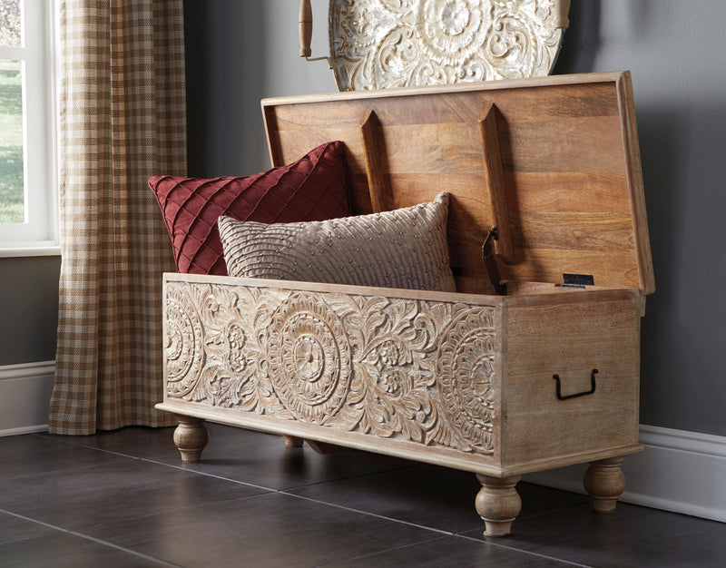 Fossil Ridge Storage Bench - Dream Furniture Outlet