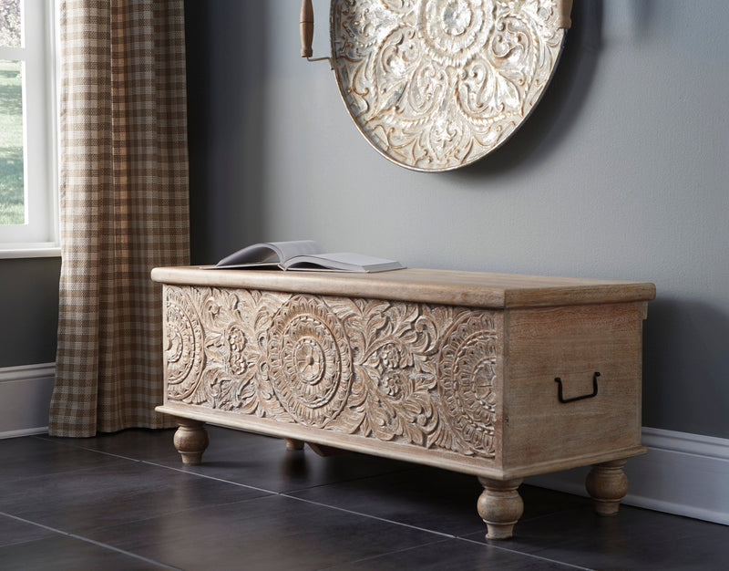 Fossil Ridge Storage Bench - Dream Furniture Outlet