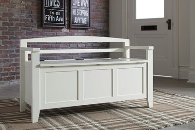 Charvanna Storage Bench - Dream Furniture Outlet