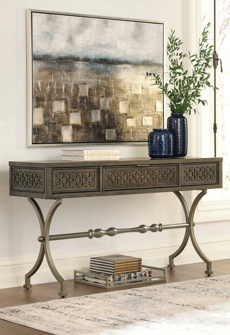Quinnland Sofa/Console Table - Dream Furniture Outlet
