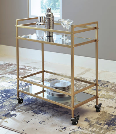 Kailman Bar Cart - Dream Furniture Outlet