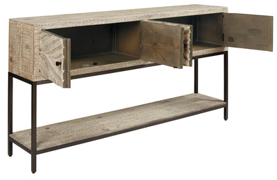 Roanley Sofa/Console Table - Dream Furniture Outlet
