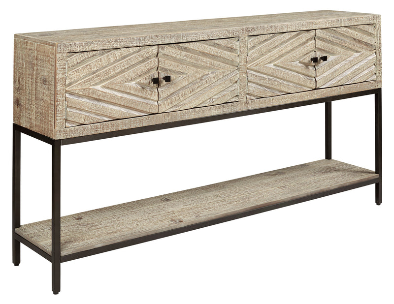 Roanley Sofa/Console Table - Dream Furniture Outlet