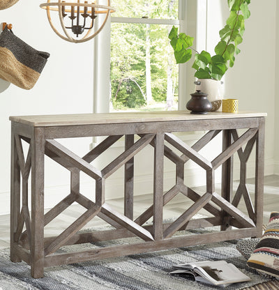 Lanzburg Sofa/Console Table - Dream Furniture Outlet