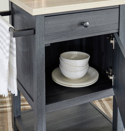 Boderidge Bar Cart - Dream Furniture Outlet