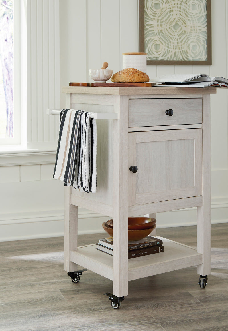 Boderidge Bar Cart - Dream Furniture Outlet