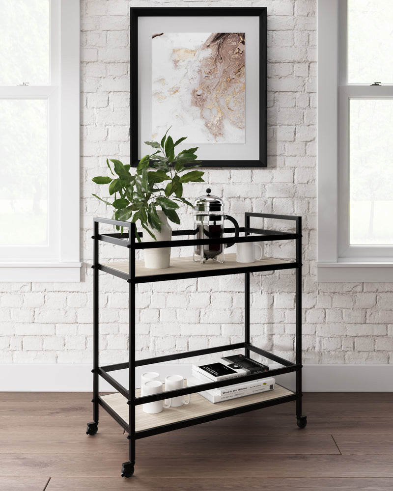 Waylowe Bar Cart - Dream Furniture Outlet
