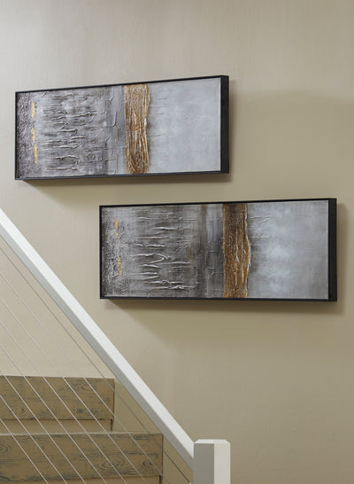 Aniyah Wall Art (Set of 2) - Dream Furniture Outlet