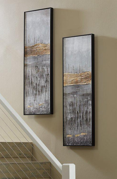 Aniyah Signature Design by Ashley Wall Art Set of 2 image