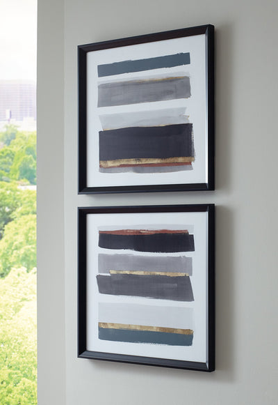 Hallwood Signature Design by Ashley Wall Art Set of 2 image