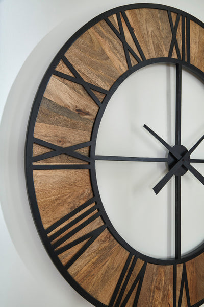 Byram Wall Clock - Dream Furniture Outlet