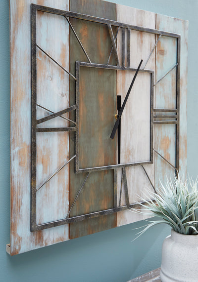 Perdy Wall Clock - Dream Furniture Outlet