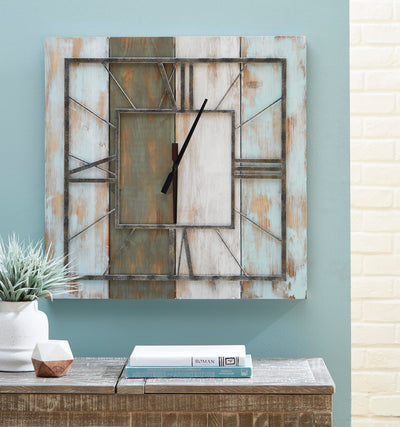 Perdy Wall Clock - Dream Furniture Outlet
