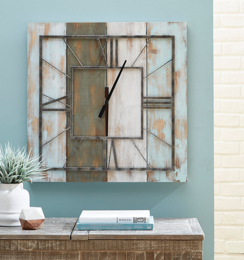 Perdy Wall Clock - Dream Furniture Outlet