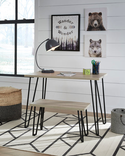 BLARIDEN DESK W/BENCH - Dream Furniture Outlet