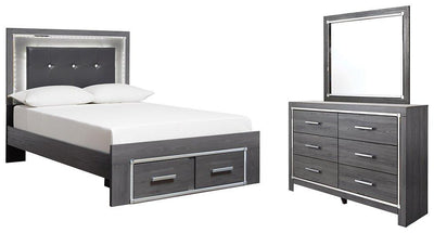 Lodanna Signature Design 5-Piece Bedroom Set with 2 Storage Drawers image